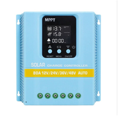 MPPT Solar Charging Controller 12V 24V 36V 48V Automatic Identification 80A