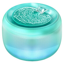 Distributore D'Acqua per Gatti Ultra Quiet Waterfall da 2,5 Litri con Pompa Intelligente e Fontana per Gatti con Luce LED Integrata
