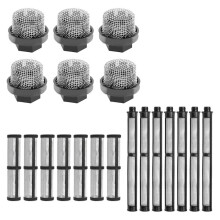 (6+7+7) 246385 246384 287032 Filter Set Compatible with 390 395 490 495 495 595 3400 Airless Spray Paint Sprayer