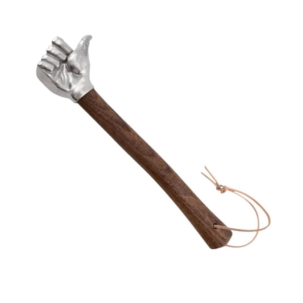 Ergonomic Fist-Shaped Hammer - Stainless Steel With Rosewood Handle For Outdoor, Home, And Camping A 4712137609655