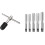T-Type Hand Tap Wrench Thread Tapping Tool Set Hand Wrench Thread Tapping M3 to M8 Tool Set 1