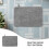 Grey Felt Sauna Mat Set 3-Piece 3