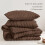 Brown Boho Comforter Set Full Size 3-Piece Tufted Chevron 6
