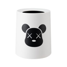 Trash Can Bedroom Living Room Wastebasket Nordic Style Durable Bathroom Trash Can Recycle Bin Paper Basket D