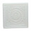 Reusable plastic cement mold square 12x12 inch 5