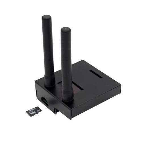 V1.3 MMDVM_HS_Dual_Hat Duplex Hotspot Bundle for Raspberry Pi Zero W, OLED, 16G  Card Antenna and Metal Case 1