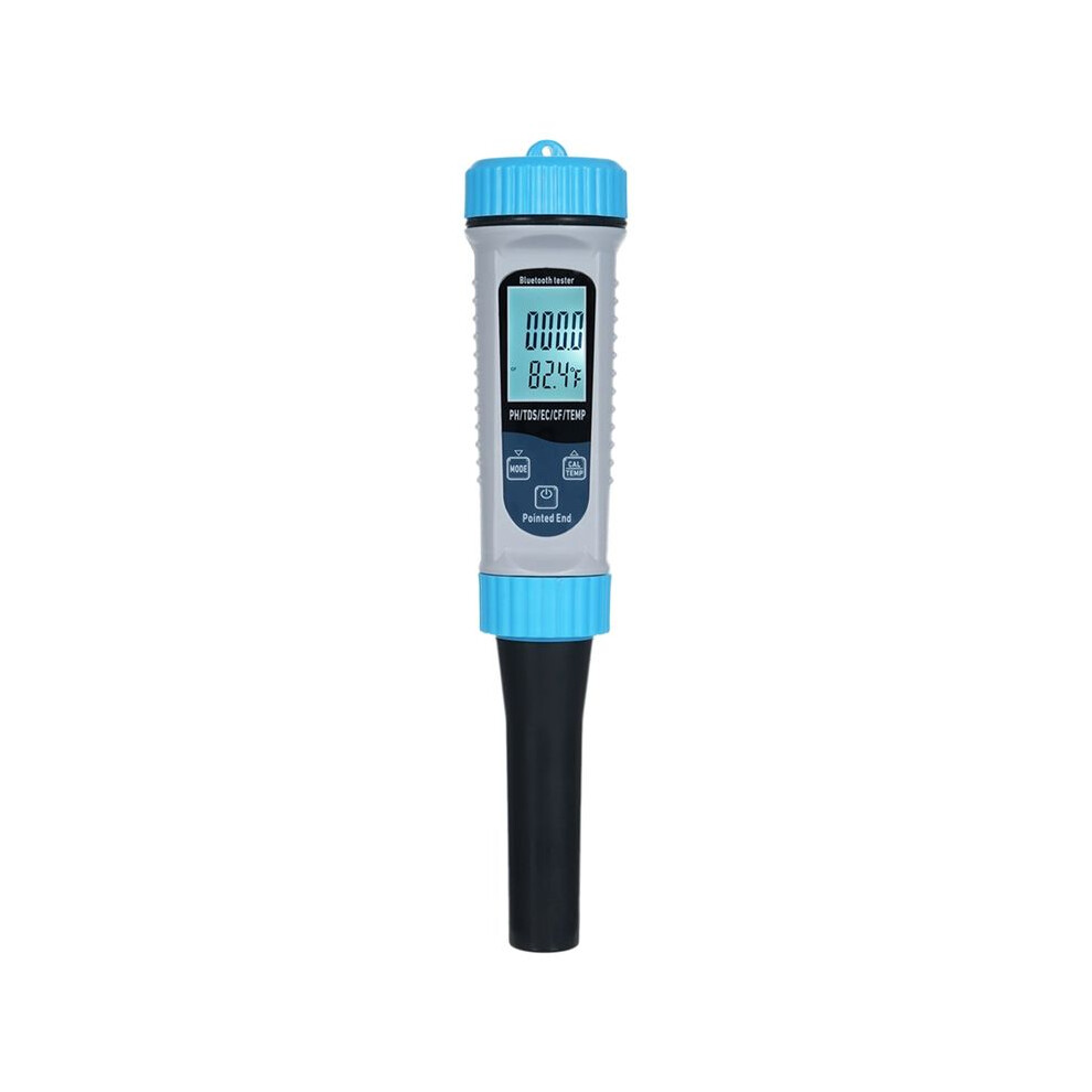 5 In1 Ph Meter With Bt High Accuracy Measurement Of Ph/Tds/Ec/Cf/Temp Water Testing Kit For Water Hydroponics Lab 6031368506235