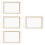 4Pcs Light Yellow Wooden Paper Making Kit with Mesh Screen for DIY 6