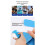 Kinesiology Ankle Tape Blue Elastic Breathable 12 Pcs 3