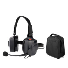 Noise-Canceling Headband Headset for Walkie Talkie High Noise Immunity Wearable Helmet Heavy Duty Headset