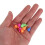 3Sets Plastic Mushroom Pegboard Educatief Puzzelspel Voor Kinderen 4
