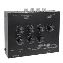 EF302 Console di Missaggio Audio Mixer Audio USB Microfono Effetti di Registrazione Mixer Audio Spina USA