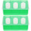 2St Draagbare Groene Plastic Duiven- En Kwartelvoeder, 5