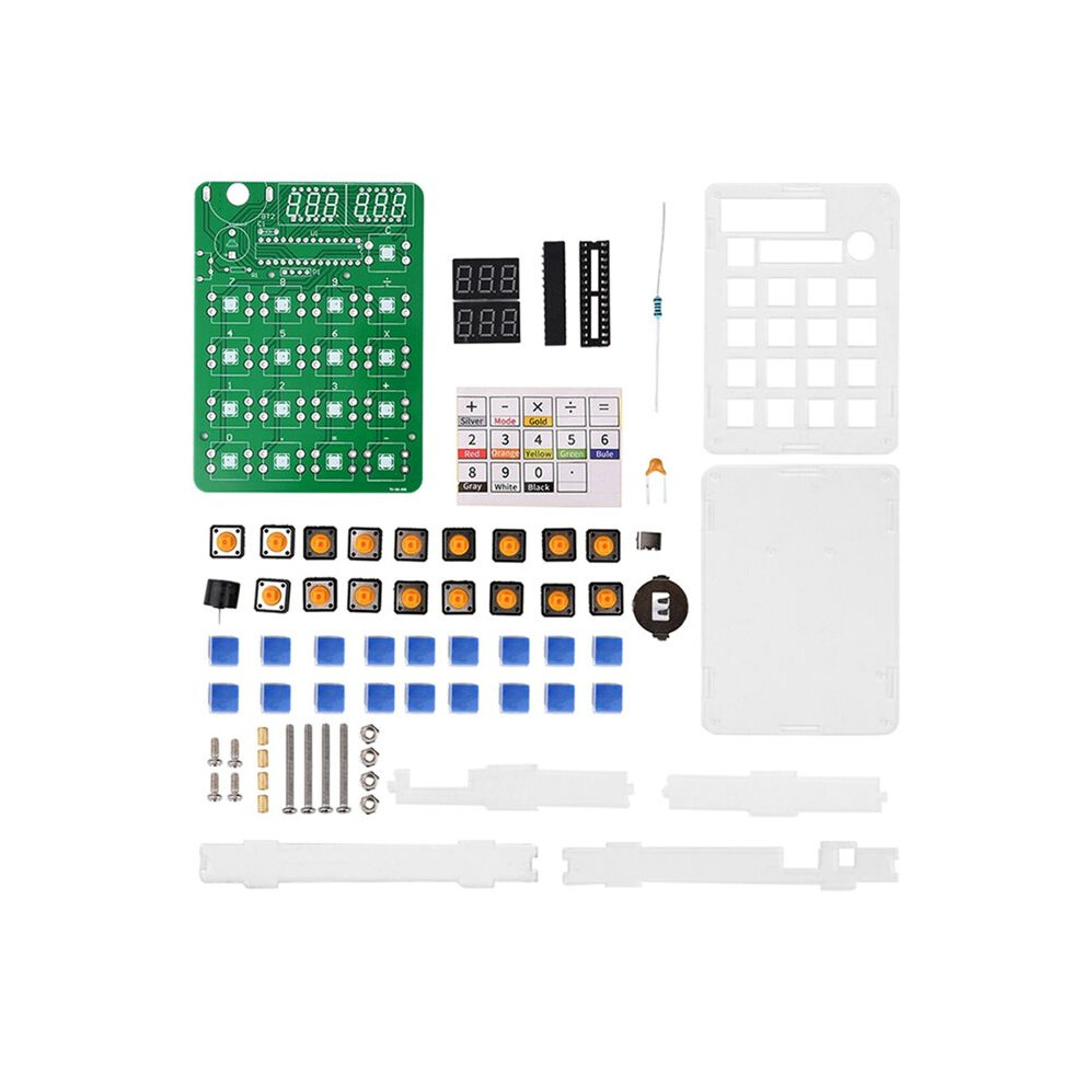 Diy Calculator Electronic Production Kit 51 Microcontroller Teaching Experiment Welding Practice Diy Module 6034197969172