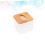 Taschentuchbox aus Kunststoff mit Bambusdeckel – 2er-Pack 4