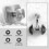 Stainless Steel Suction Shower Hooks 4 Pack 3