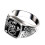 Men's Scorpion Engraved Alloy Ring Silver 5