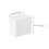 6Pcs Plastic Home Storage Box White Laundry Organizer 2