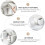 6Pcs Plastic Home Storage Box White Laundry Organizer 8