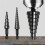 Hexagonal Shank Straight  Black Step Drill Bit 4-12mm,4-20mm,4-32mm,3-12mm Reaming Step Drill Tower Drill Tool 2