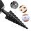 Hexagonal Shank Straight  Black Step Drill Bit 4-12mm,4-20mm,4-32mm,3-12mm Reaming Step Drill Tower Drill Tool 3
