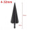 Hexagonal Shank Straight  Black Step Drill Bit 4-12mm,4-20mm,4-32mm,3-12mm Reaming Step Drill Tower Drill Tool 9