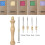 Stickset mit Punch-Needle-Technik, Holzgriff und 5 Spitzen 2