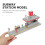 Plastic Landscape Train Station Model Set For Architectural Design Enthusiasts 4