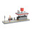 Plastic Landscape Train Station Model Set For Architectural Design Enthusiasts 8