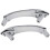 1pair for   W203 C-Class C230 03-07 Front Left and Right Door Pull Handles & 2Pcs Front Bumper Bracket End 4
