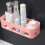 Pink Plastic Multifunctional Shelf – Lightweight Storage 5
