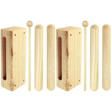 2Sets Compact Percussie Speelgoed Met Mallet Voor Kids