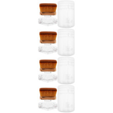 4St Manicure Borstels Met Haar En Handvat Voor Nagelverzorging