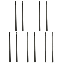5Paren Nylon Drum Sticks Zwart Voor Band Percussie Met Lange Handgreep