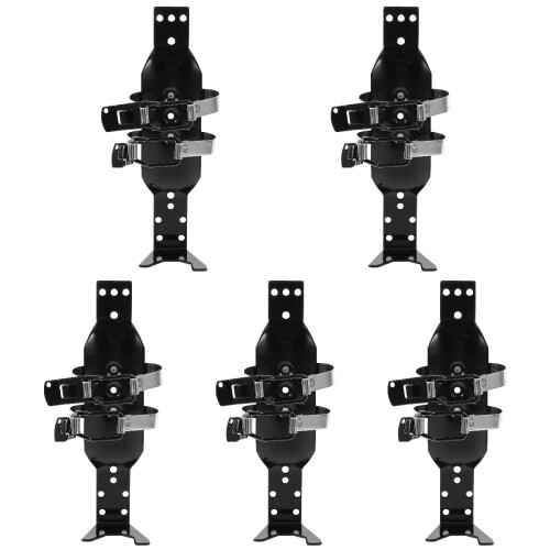 5Stk Feuerfester Halter Schwarzem Eisen Für Wand