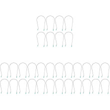 32St Haarclip Voor Warmterollers Silver 304 Rvs Veiligheid Vastzetter