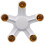 E27 Base Socket Splitter LED Bulb Lamp Holder 5in1 LED Lamp Socket Light Bulb Adapter Holder 5
