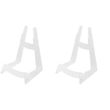 2St Acryl Vloerhouder Voor Ukulele, Viool En Display