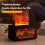 Fireplace Diffusers for Essential Oils Fireplace Humidifier 140ml Bonfire Flame Diffuser with 7 Colors Light 2