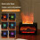 Fireplace Diffusers for Essential Oils Fireplace Humidifier 140ml Bonfire Flame Diffuser with 7 Colors Light 3