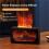 Fireplace Diffusers for Essential Oils Fireplace Humidifier 140ml Bonfire Flame Diffuser with 7 Colors Light 4