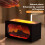 Fireplace Diffusers for Essential Oils Fireplace Humidifier 140ml Bonfire Flame Diffuser with 7 Colors Light 5