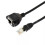RJ45 CAT.5e Ethernet Extension Cable with Effective Interference Shielding 1M PVC Broadband Network Cable Extender 7