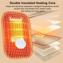 Hand Warmer Electric Hot Water Bag Soft Hand Heater Fast Heating Warm Water Bag Winter Rechargeable Warm Hand Bag (EU),A