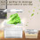 2Pcs Bread Box L/S Rectangular Bread Storage Boxes with  Recording Clear Loaf Bread Container Airtight Bread Keeper 2