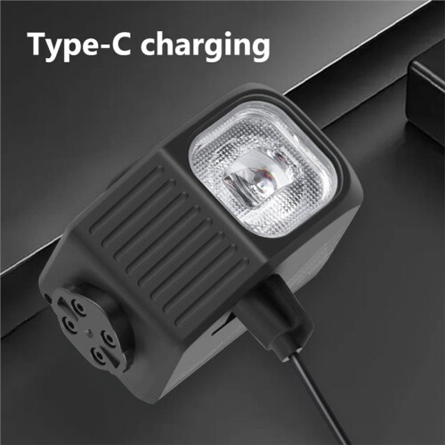 LED Bicycle Hanging Light Type-C USB Rechargeable Remote Control Super Bright Headlight for Night Riding 2