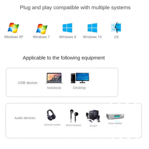USB Volume Control Knob Multimedia Computer Speaker Controller Adjust Knob One-Key Mute  with  Pause Skip 1