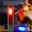 Rechargeable LED Keychain Flashlight Portable  Light Pocket Lantern Flood Work Light with Magnet 8