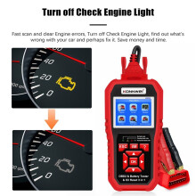 KONNWEI KW890 Oil Reset Battery Tester OBD2 Diagnostic Scanner Tool 3 in 1 EOBD Engine Check Code Reader Diagnose Tool