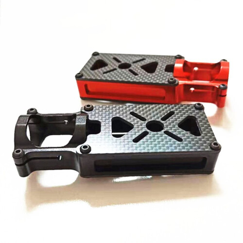 Multi-Axis Motor Mounting Base Aluminum Alloy D25mm Carbon Tube Suitable Red 1
